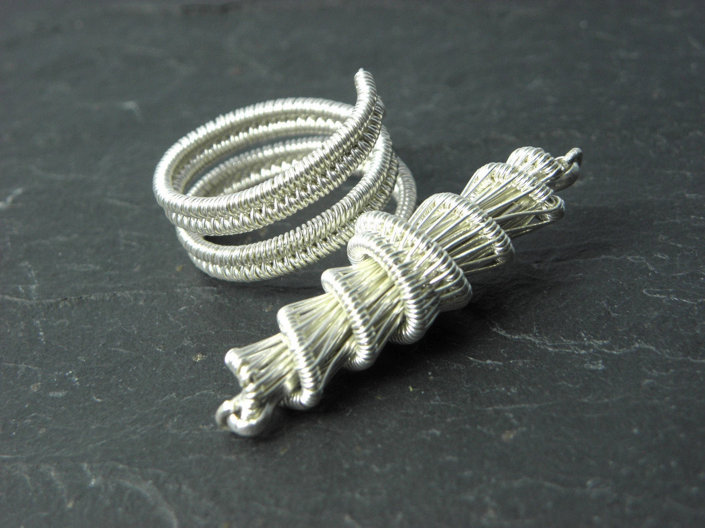 Bague "Cami" réglable en argent massif