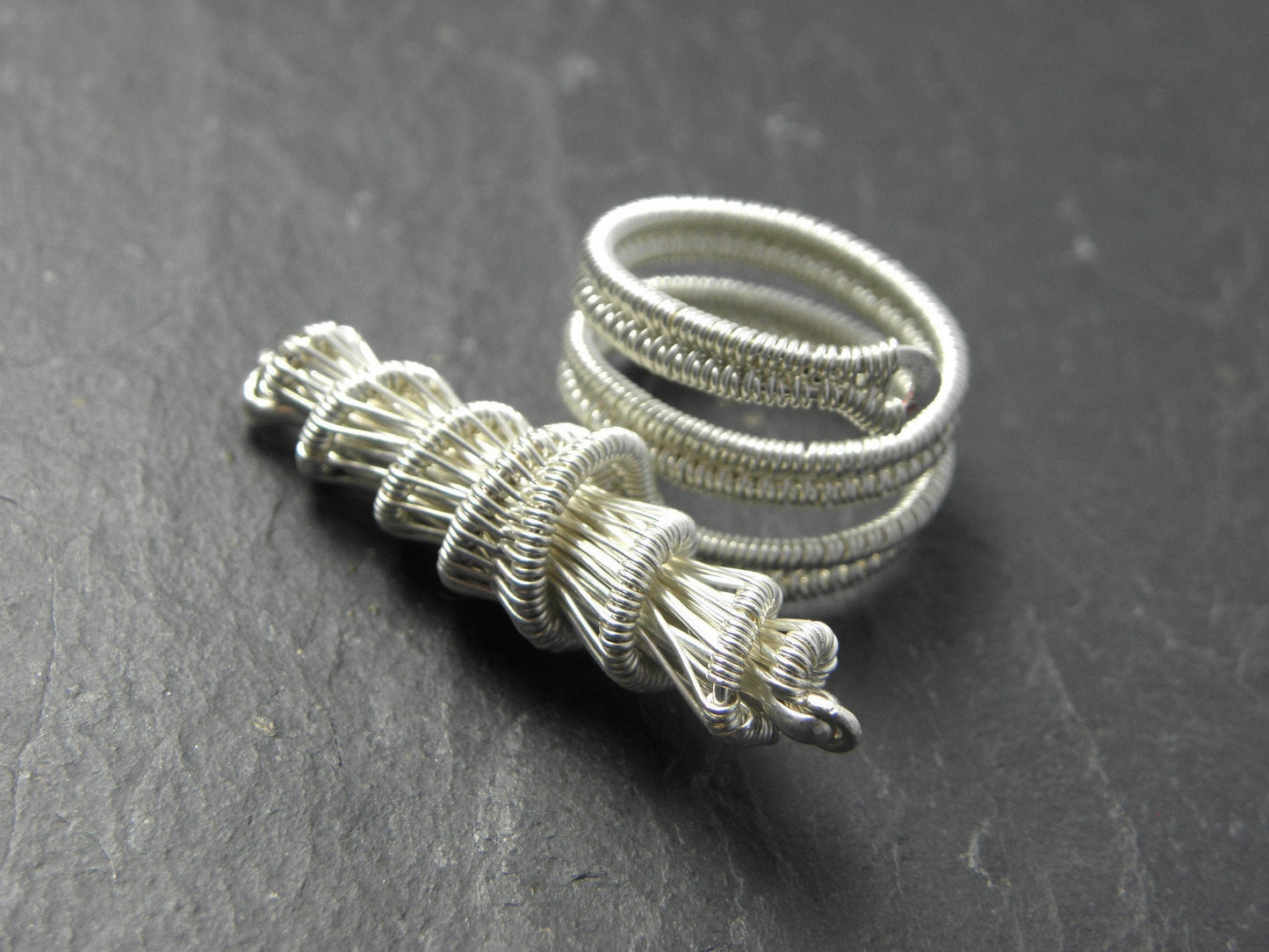 Bague "Cami" réglable en argent massif