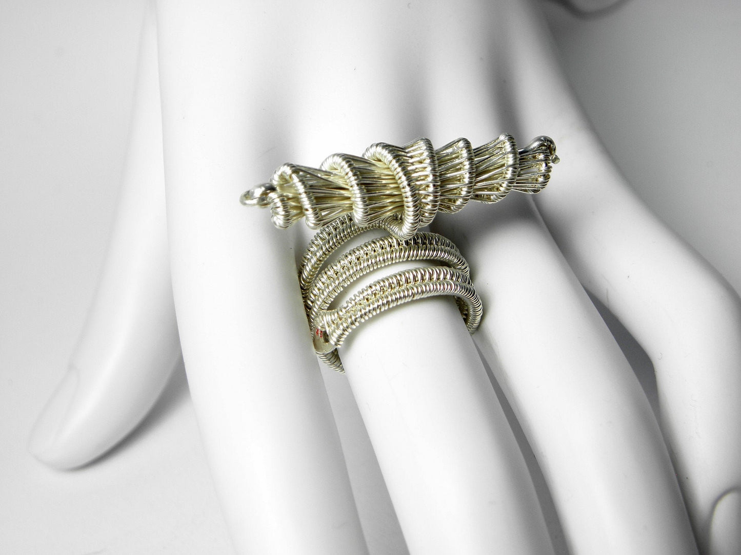 Bague "Cami" réglable en argent massif
