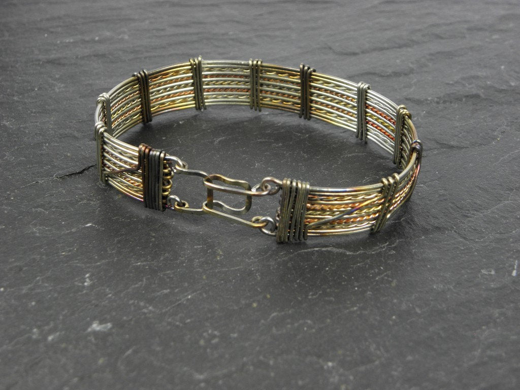 Bracelet homme Bavouez tissé en Bronze