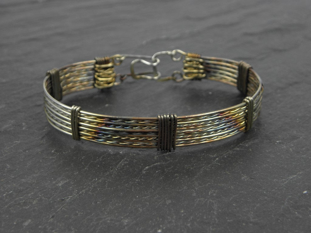 Bracelet homme Beuzec tissé en Acier