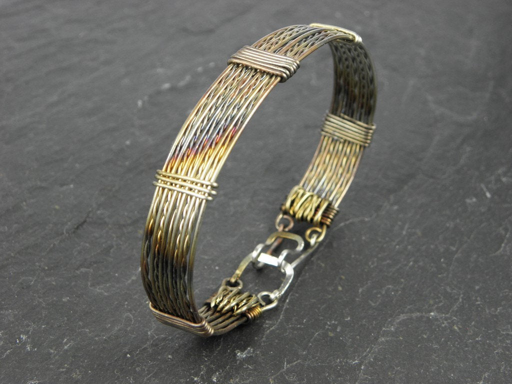 Bracelet homme Beuzec tissé en Acier