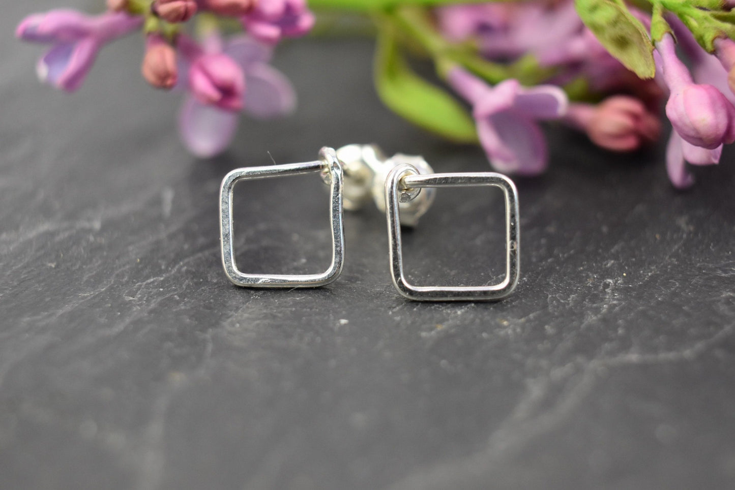 Clous d'oreilles « Daire » en Argent massif.