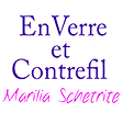 Bijoux tissés argent par Marilia Schetrite - EnVerre et Contrefil - Créations de bijoux en fils d'argents tissés logo